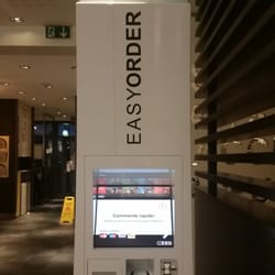 McDonald's - Order yourself in this kiosk and pay the machine