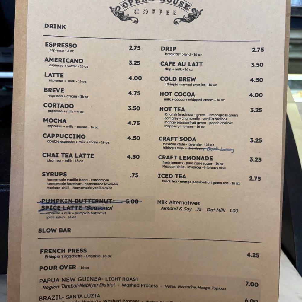 Opera House Coffee - Coffee & Tea Near Me - Durant, Oklahoma Opera House Coffee - Coffee & Tea Near Me - Durant, Oklahoma