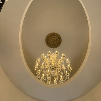 Marquez Pro Electric - 25 foot chandelier installation - Electricians Near Me - Perris , California Marquez Pro Electric - 25 foot chandelier installation - Electricians Near Me - Perris , California