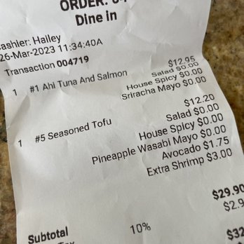 Uncle Sharkii Poke Bar - Charge for extra shrimp and didn't have it in the bowl. - Poke Near Me - Torrance, California Uncle Sharkii Poke Bar - Charge for extra shrimp and didn't have it in the bowl. - Poke Near Me - Torrance, California