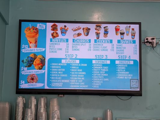Menu photo 1 Cravings Ice Cream Bellflower, CA