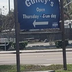 Gulley's - Home of Mullet by Gullett - Business sign