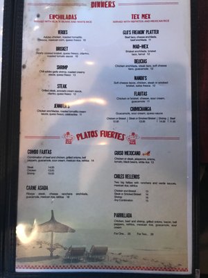 Menu photo 7 Baja Cantina Watagua, TX