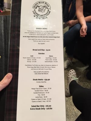Menu photo 6 Angus Steak House Auckland, AUK Menu photo 6 Angus Steak House Auckland, AUK
