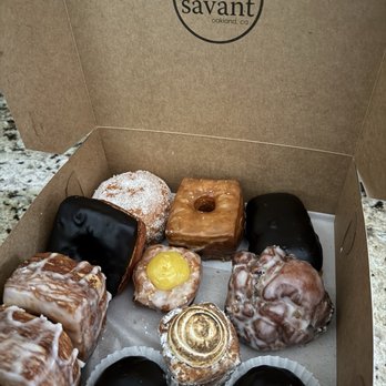 donut savant - Cron'ts, apple fritter, chocolate cake donut bites, jane dough - Donuts Near Me - Oakland, California donut savant - Cron'ts, apple fritter, chocolate cake donut bites, jane dough - Donuts Near Me - Oakland, California