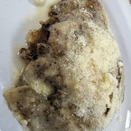 Porcini mushroom and truffle lasagna
