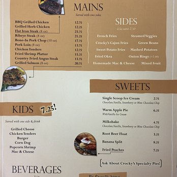 Crocky’s Cafe’ - ws the menu - Coffee & Tea Near Me - Hackett, Arkansas Crocky’s Cafe’ - ws the menu - Coffee & Tea Near Me - Hackett, Arkansas