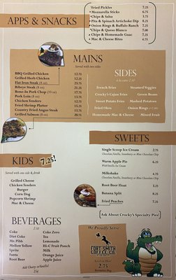 Menu photo 1 Crocky’s Cafe’ Hackett, AR Menu photo 1 Crocky’s Cafe’ Hackett, AR
