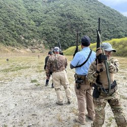 Civilian Arms Training Source - Platoon drills, ambush and active shooter, Rifle-1 combo with Shotgun