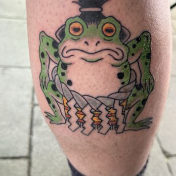 Wild At Heart - Japanese frog style tattoo - Tattoo Near Me - Munich, BY Wild At Heart - Japanese frog style tattoo - Tattoo Near Me - Munich, BY