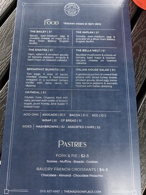 Menu photo 3 The Madison Place Cincinnati, OH
