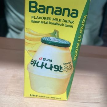 K Pop Ramen - Banana Milk drink - Ramen Near Me - Dallas, Texas