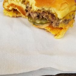 Smalls Sliders - Pensacola - Small slider. Has some meat.