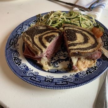 Blue Willow Cafe - Ruben was cooked to perfection. Zoodles so delicious cold and with just right amount of flavor. - Venues & Event Spaces Near Me - Burton, Texas