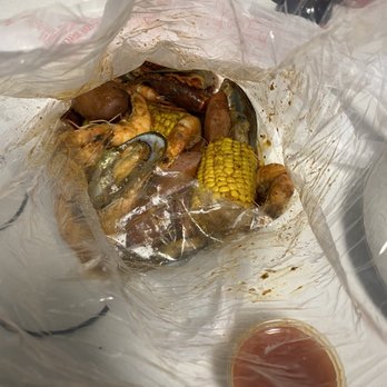 Kickin Seafood Cajun Style. - Combo #1 with crawfish, shrimp, mussels, potatoes, and corn. - Cajun/Creole Near Me - Orem, Utah Kickin Seafood Cajun Style. - Combo #1 with crawfish, shrimp, mussels, potatoes, and corn. - Cajun/Creole Near Me - Orem, Utah