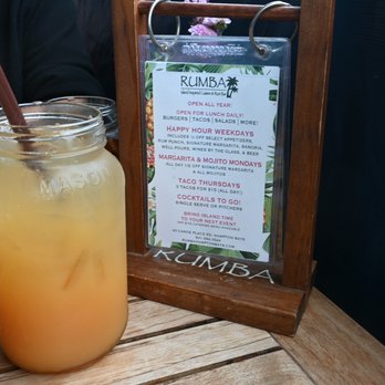 Rumba - Rum punch, all natural ingredients, the best Rum Pumch I have ever had - Caribbean Near Me - Hampton Bays, New York Rumba - Rum punch, all natural ingredients, the best Rum Pumch I have ever had - Caribbean Near Me - Hampton Bays, New York