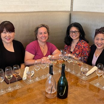 J Vineyards & Winery - Stop 1 J winery L to R Christine, Laurel, Mitzi, Terry - Wineries Near Me - Healdsburg, California J Vineyards & Winery - Stop 1 J winery L to R Christine, Laurel, Mitzi, Terry - Wineries Near Me - Healdsburg, California