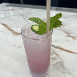Delicious Alter Egos Hearts Whisper drink!Refreshing at the pool bar