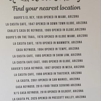 La Casita - Other restaurant locations. - Salad Near Me - Prescott Valley, Arizona