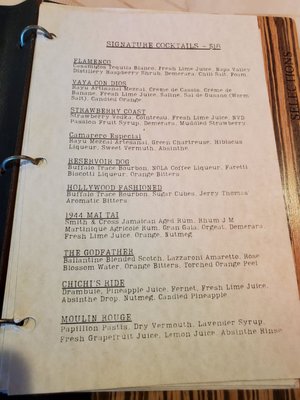 Menu photo 1 Hollywood Room Napa, CA Menu photo 1 Hollywood Room Napa, CA