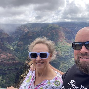 Waimea Canyon Lookout - My mom and I - Hiking Near Me
