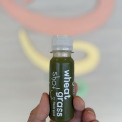 Wheatgrass Shot (wheatgrass juice, apple juice, lemon juice)