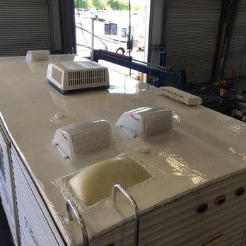 Hidden GEM Repair - After (kool seal roof coating) - RV Repair Near Me