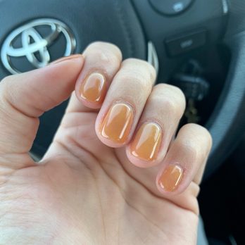 Swan Nails & Spa - how they looked on day 2 (not desired color) - Nail Salons Near Me - San Marcos, California Swan Nails & Spa - how they looked on day 2 (not desired color) - Nail Salons Near Me - San Marcos, California
