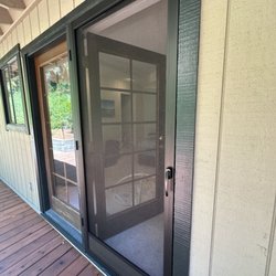Jim's Screen Machine - New exterior screen door!