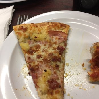 Potter's Pizza - The Hawaiian Pizza with the Garlic Butter sauce. - Pizza Near Me - Abilene, Texas