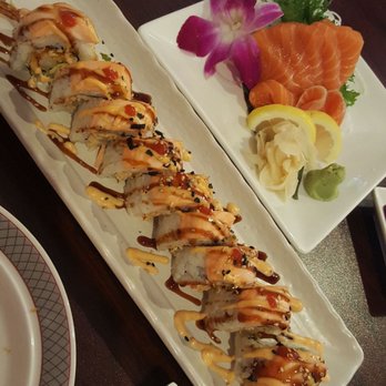 Koji Sushi - Tango Roll and Salmon sashimi - Sushi Bars Near Me - McKinney, Texas