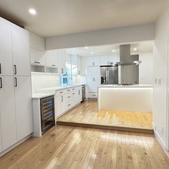 KZS Kitchen Cabinet & Stone - Wine cooler and large pantry cabinets - Kitchen & Bath Near Me - Santa Clara, California KZS Kitchen Cabinet & Stone - Wine cooler and large pantry cabinets - Kitchen & Bath Near Me - Santa Clara, California