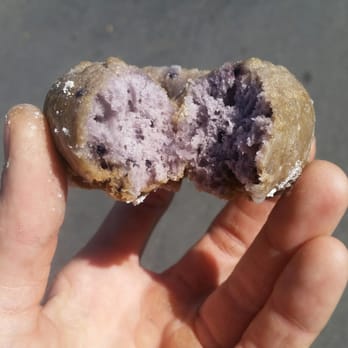Donut Stop - Inside the blueberry donut! Addicting! $1 - Donuts Near Me - San Diego, California