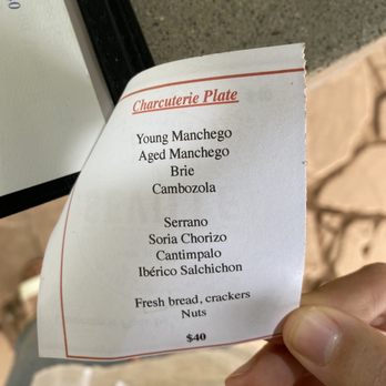 La Nebbia Winery - a hand holding a menu - Wineries Near Me - Half Moon Bay, California La Nebbia Winery - a hand holding a menu - Wineries Near Me - Half Moon Bay, California