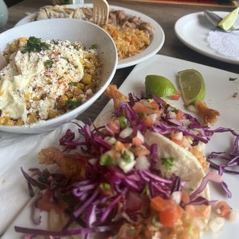 Coyote Grill - Tempura shrimp tacos and Mexican street corn! Fresh and Delicious!! - Mexican Near Me - Laguna Beach, California