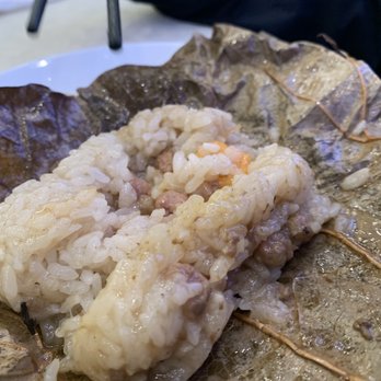 HL Peninsula Restaurant - Sticky Rice in Lotus Leaf w/Dried Scallop - Dim Sum Near Me - Milpitas, California HL Peninsula Restaurant - Sticky Rice in Lotus Leaf w/Dried Scallop - Dim Sum Near Me - Milpitas, California