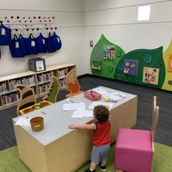 Johnson County Library - Shawnee - Activity area and children's section
