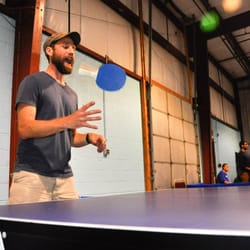 Smash Table Tennis Club - Don't try this at home. Mike is a pro!