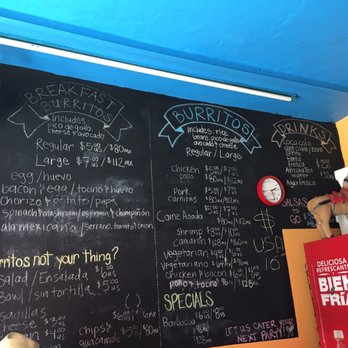 Burritos Gorditos - The menu - Mexican Near Me - Cozumel, ROO