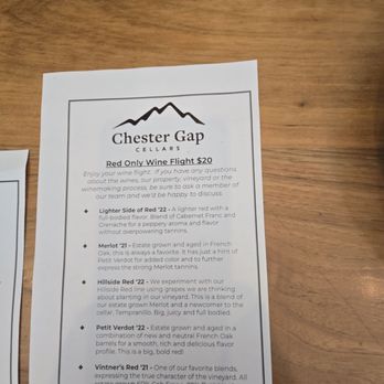 Chester Gap Cellars - Wineries Near Me - Front Royal, Virginia