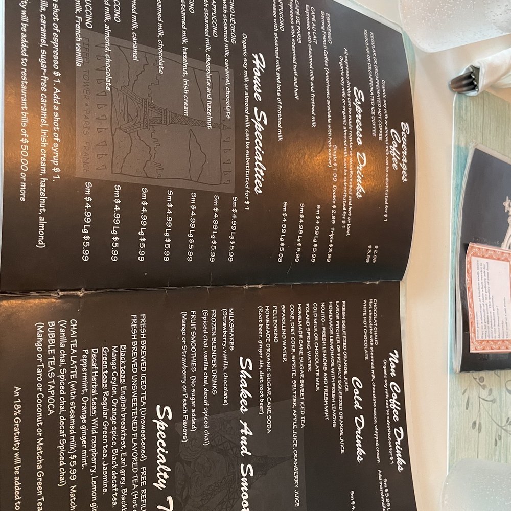 Cafe Paris - Creperies Near Me - Metuchen, New Jersey