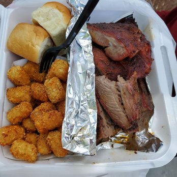 Kinder's Meats Deli BBQ - 3way combo ribs, dbl brisket. Good food. - Barbeque Near Me - Chico, California