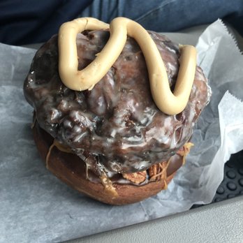 Uncle Mike's Bake Shoppe - Maple bacon fritter - Bakeries Near Me - Green Bay, Wisconsin Uncle Mike's Bake Shoppe - Maple bacon fritter - Bakeries Near Me - Green Bay, Wisconsin