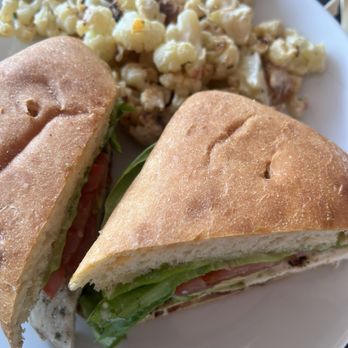Gaspar's Restaurant - California chicken Sandwich with cauliflower salad - Spanish Near Me - Temecula, California