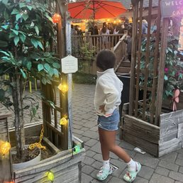 The patio is decorated is so cute, it's such a fun and inviting atmosphere! The patio is decorated is so cute, it's such a fun and inviting atmosphere!