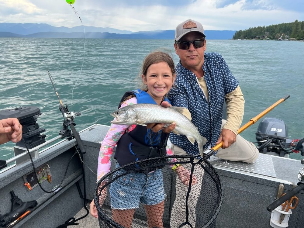 Flathead Lake Fishing Logo