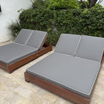 FM Custom Upholstery - Double Chaise with piping - Furniture Reupholstery Near Me - North Hollywood, California FM Custom Upholstery - Double Chaise with piping - Furniture Reupholstery Near Me - North Hollywood, California