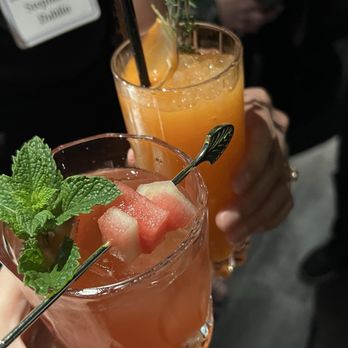 Bulle - Watermelon & carrot ginger cocktails - Wine Bars Near Me - Fresno, California