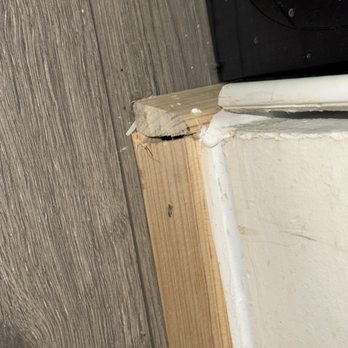 EZ Maintenance - They didn't bother to cut the base boards in some areas and did in other areas - Handyman Near Me EZ Maintenance - They didn't bother to cut the base boards in some areas and did in other areas - Handyman Near Me