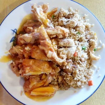 Jim's Chinese Restaurant - Orange chicken with fried rice lunch combo plate - Chinese Near Me - Seaside, California Jim's Chinese Restaurant - Orange chicken with fried rice lunch combo plate - Chinese Near Me - Seaside, California